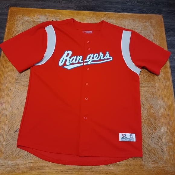 Texas Rangers Jersey MLB Baseball Logo True Fan Series Size XL see pictures for - Picture 1 of 6